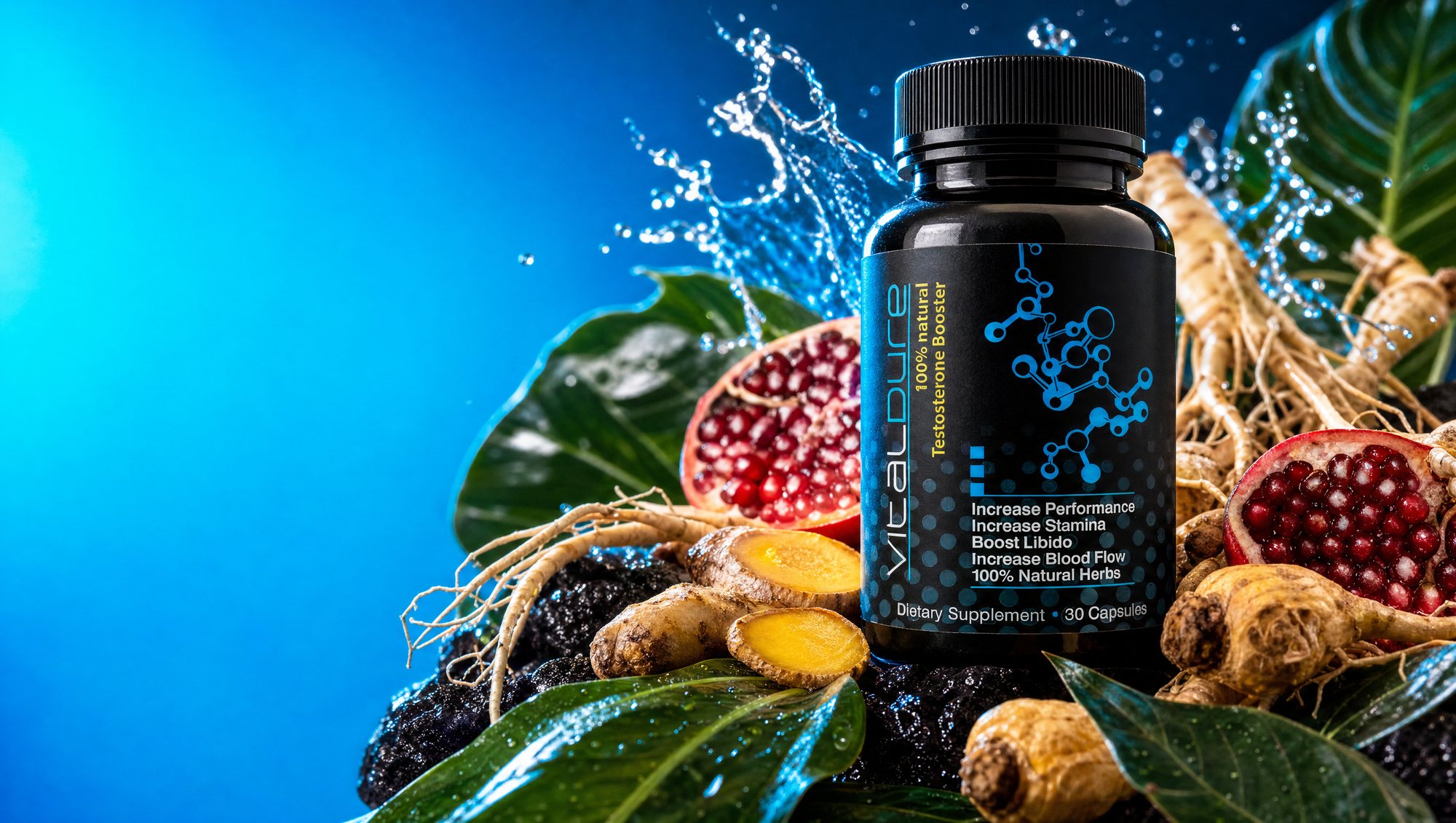 VitalDure Xtreme Testosterone Formula bottle